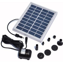 9V 2W Pompe à Eau Solaire Kit Pour Fontaine, Bassin ou Jardin