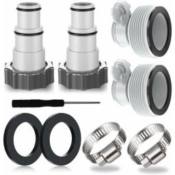 4PCS Adaptateur Tuyau Piscine, Adaptateur Piscine, Adaptateur pour Piscine, Adaptateur Tuyau