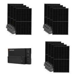 Kit photovoltaïque autoconsommation Thomson 12 modules 4KW - Tout inclus - accompagnement,
