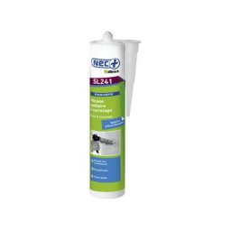 Nec+ - Silicone Sanitaire & Carrelage translucide GS242 - 310 ml - Translucide