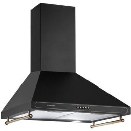 Klarstein - Hotte Victoria 60 cm rétro design 644,5 m³/h 2 lampes led - Noir