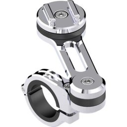 SP Connect Moto Pro Chrome Mont Smartphone, or-argent