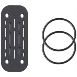 Shapeheart Ensemble de sangle en silicone pour moto, noir