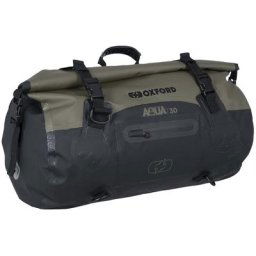 Oxford AQUA T-30 Sac de rouleau, noir-vert, taille 21-30l