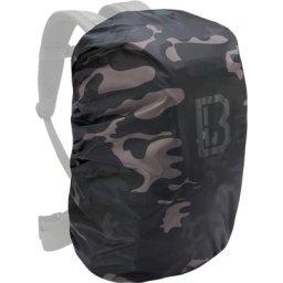 Brandit Large Couverture de pluie, noir-gris, taille 41-50l