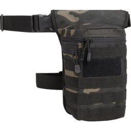 Brandit Side Kick Sac pour les jambes, noir-gris