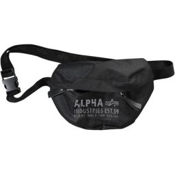 Alpha Industries Cargo Oxford Sac de taille, noir