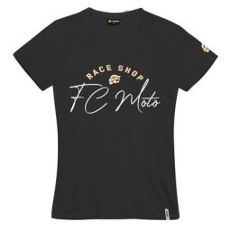 FC-Moto FCM-Sign-T T-shirt dames, noir, taille XL pour Femmes