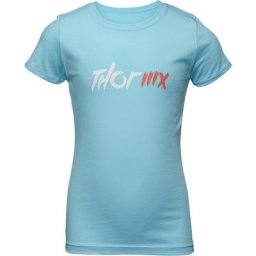 Thor MX T-shirt pour jeunes filles, bleu, taille S pour Les filles