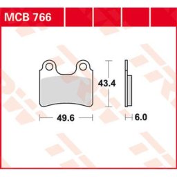 TRW Lucas Brake pad MCB766