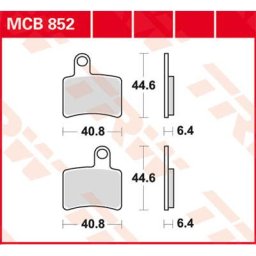 TRW Lucas Brake pad MCB852