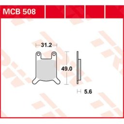 TRW Lucas Brake pad MCB508