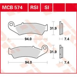 TRW Lucas Brake pad MCB574