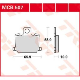 TRW Lucas Brake pad MCB507