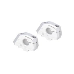 SW-Motech H=25mm. Recul de 5/10/15/20/25/30 mm. Gris - H=25mm. Recul de 5/10/15/20/25/30 mm. Gris, argent
