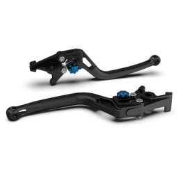 Levier de frein LSL BOW R15, perle noire dynamitée/bleue