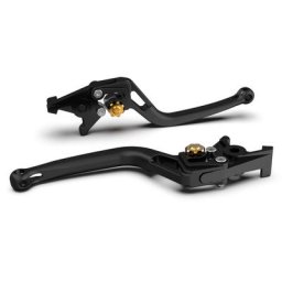 Levier d’embrayage LSL BOW L72, perle noire soufflée/or