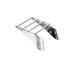 HIGHWAY HAWK Luggage Carrier Tech Glide, chrome, argent
