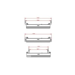 HIGHSIDER 5 3/4 pouces PHARE LED FRAME-R2 JACKSON, noir, montage latéral