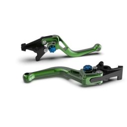LSL Embrayage levier BOW L29, court, vert / bleu