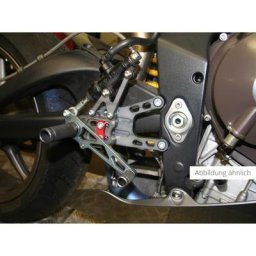 LSL Pièce de rechange pour le système de repose-pieds 2Slide tous les 118T055RT, côté frein, Daytona 675, 13 -, noir