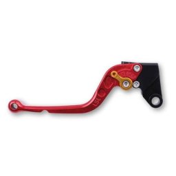 LSL Brake levier Classic R50, rouge/or, long