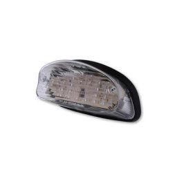 SHIN YO LED feu arrière avec verre transparent, HONDA CB 600 Hornet 98-02, noir