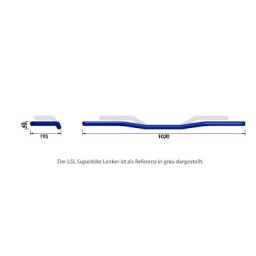 LSL Wide Bar L11, 1 pouce, 95 mm, noir