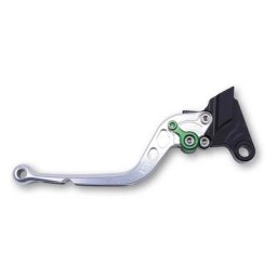 LSL Brake levier Classic R36, argent/vert, long