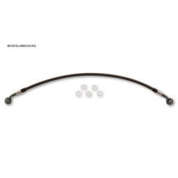 LSL Ligne de frein tressée HONDA VT 750 DC Black Widow, 2001- (RC48), noir
