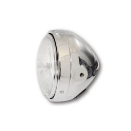 SHIN YO SHIN YO 5-3/4 pouces phare, verre ondulé, argent