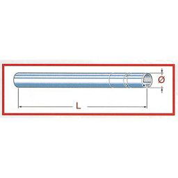 TAROZZI tube de fourchette HONDA VT 750 S, argent