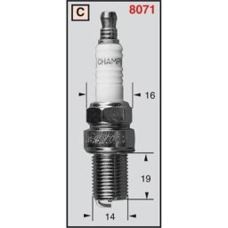PRISE DE SPARK CHAMPION QC61YC/CCH1027