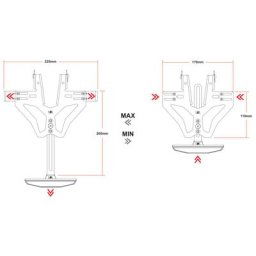 LSL MANTIS-RS pour Honda CBR 650 R /CB 650 R, 21-, sans éclairage de plaque d’immatriculation, noir