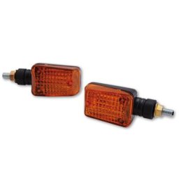 SHIN YO Mini indicateurs, noir, jaune verre