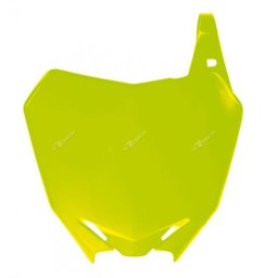 Race Tech Plaque numéro frontale jaune fluo Suzuki RM-Z250/450