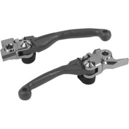 POLISPORT Jeu de leviers Pivor Incassable gris - Honda CR125R / 250R, blanc, taille 10 mm