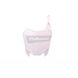 POLISPORT Plaque numéro frontale blanc Honda CRF110F