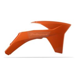 POLISPORT Ouïes de radiateur orange KTM