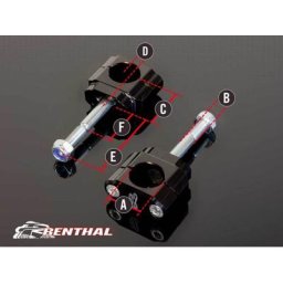 RENTHAL Pontets de guidon 36Tech Ø36mm Fatbar®36 Suzuki