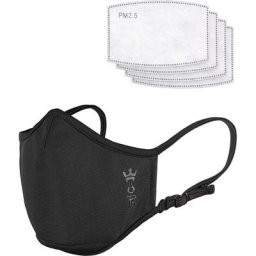 Pando Moto Fujin 01 Masque facial, noir