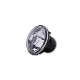 Insert de lampe de tête SHIN YO pour faisceau trempé, 90mm, pour la lampe à incandescence H 7, verre clair, E-approuvé