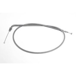 Fermeture de passe de gaz flexible en acier, HONDA VT600 C, 150mm étendu., argent