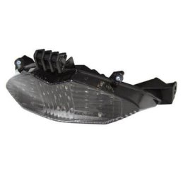 SHIN YO LED feu arrière avec verre teinté, SUZUKI GSF 650/1200/1250, diverses années de construction, noir