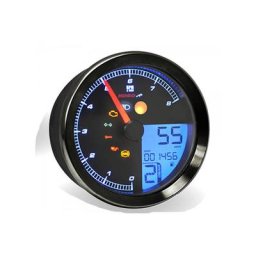 KOSO Rev compteur/tachomètre YAMAHA XV950/Bolt/YAMAHA SCR950 avec anneau noir