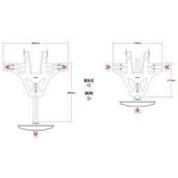 HIGHSIDER AKRON-RS pour Honda CB 125 R 18-, sans lumière de plaque d’immatriculation, noir