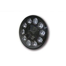 HIGHSIDER LED Main Headlamp Insert Type 1, 7 pouces, noir