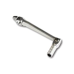Levier de frein à pied en aluminium, SUZUKI SV 650, 97-02, pliable, argent