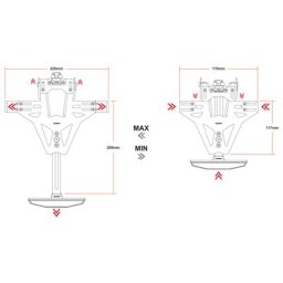 HIGHSIDER AKRON-RS PRO pour KAWASAKI Z650 RS 22-, noir