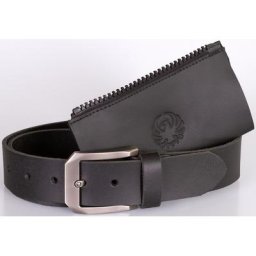 Merlin Ceinture de connexion en cuir pour dames, noir pour Femmes